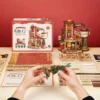 Robotime Rokr Dream Gift Factory – Puzzle 3D de Madera con Luz y Música