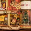 Robotime Rokr Dream Gift Factory – Puzzle 3D de Madera con Luz y Música