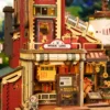 Robotime Rokr Dream Gift Factory – Puzzle 3D de Madera con Luz y Música