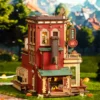 Robotime Rokr Dream Gift Factory – Puzzle 3D de Madera con Luz y Música
