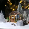 Robotime DIY House con Muebles – Sala de Estudio & Café