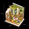 Robotime DIY House con Muebles – Sala de Estudio & Café