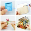 Robotime DIY House con Muebles – Sala de Estudio & Café