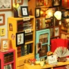 Robotime DIY House con Muebles – Sala de Estudio & Café
