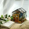 Robotime DIY House con Muebles – Sala de Estudio & Café