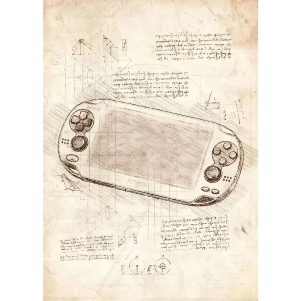 Poster Gamer Vintage Pop – Canvas Painting