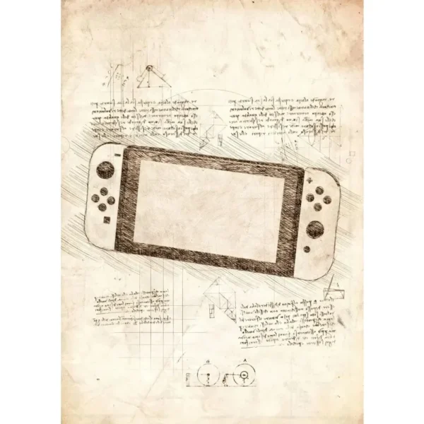 Poster Gamer Vintage Pop – Canvas Painting