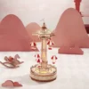 Robotime ROKR Parachute Tower – DIY Music Box 3D Wooden Puzzle