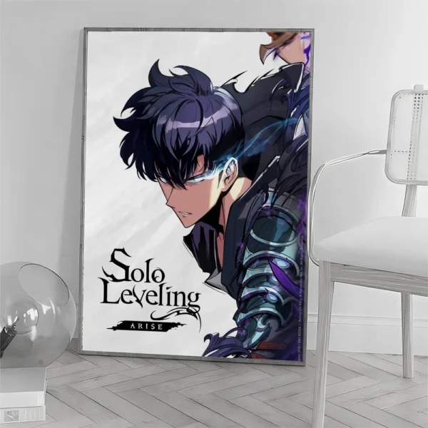 Solo Leveling – Póster Autoadhesivo Impermeable