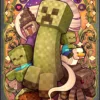 DIY Game Minecraft – Pintura Diamante 5D Arte Divertido