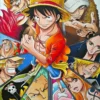 One Piece – Monkey D. Luffy Pintura Diamante 5D DIY