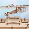 Robotime ROKR Classic City Tram Car – Puzzle 3D de Madera