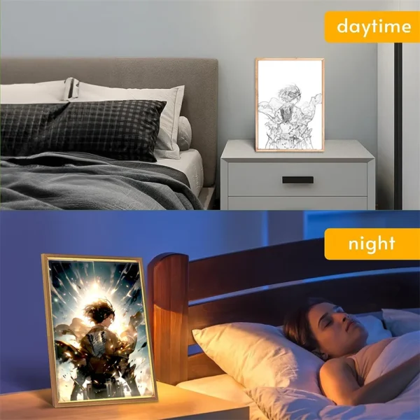 Lámpara Pintura LED – Attack on Titan