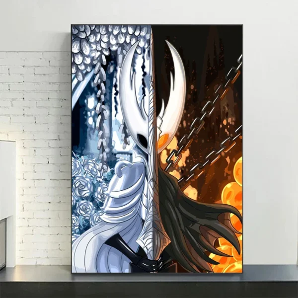 Poster y Lienzo de Hollow Knight – Arte Moderno para Decorar tu Espacio
