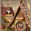 Robotime ROKR Cuckoo Clock – Puzzle 3D Mecánico de Madera