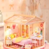Robotime Rolife Lovely Pink Bedroom – DIY Mini Casa Miniatura