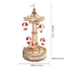 Robotime ROKR Parachute Tower – DIY Music Box 3D Wooden Puzzle
