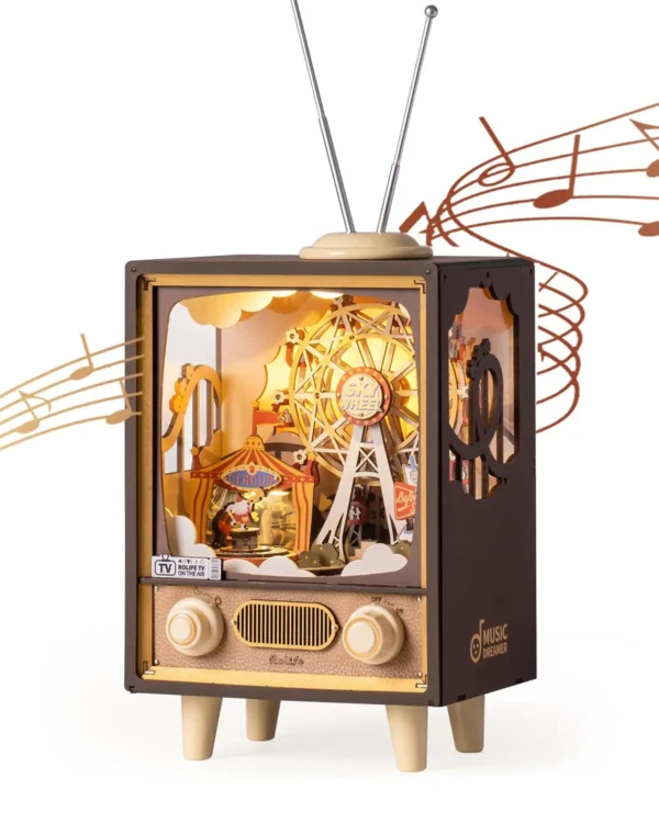Robotime Rolife Sunset Carnival – Puzzle 3D Carrusel Musical con Luces