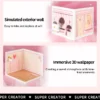 Robotime Rolife Lovely Pink Bedroom – DIY Mini Casa Miniatura