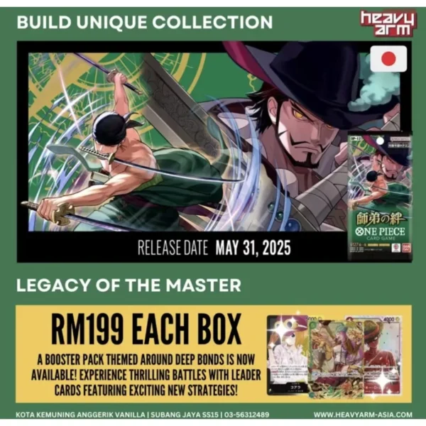 One Piece TCG – Booster Box OP12 The Bond Between Master and Disciple