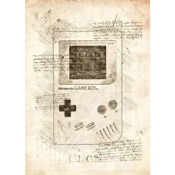Poster Gamer Vintage Pop – Canvas Painting