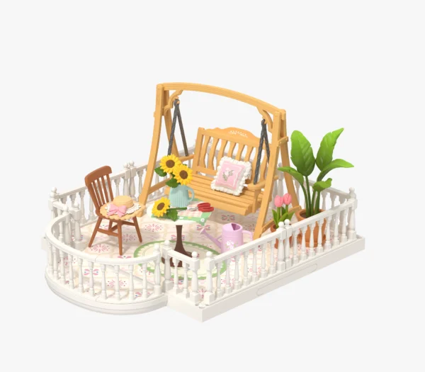 Robotime Rolife Lovely Pink Bedroom – DIY Mini Casa Miniatura