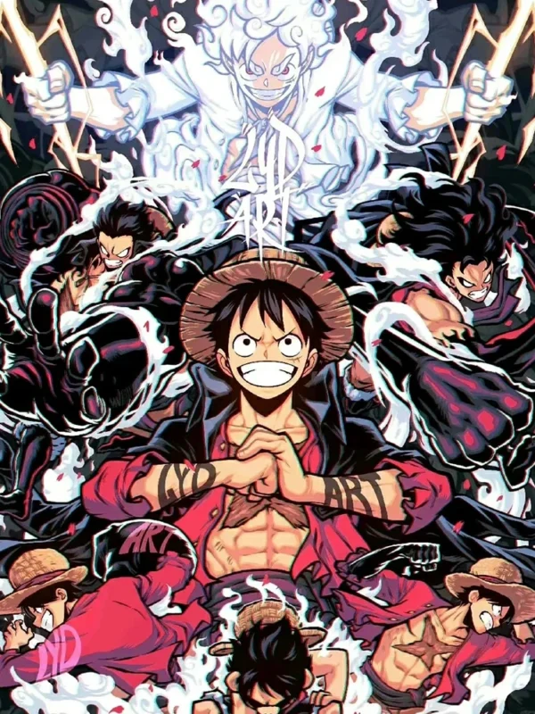 One Piece – Monkey D. Luffy Pintura Diamante 5D DIY