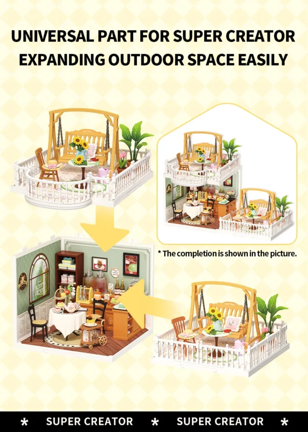 Robotime Rolife Lovely Pink Bedroom – DIY Mini Casa Miniatura