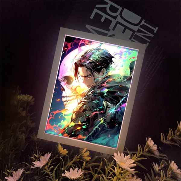 Lámpara Pintura LED – Attack on Titan