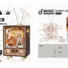 Robotime Rolife Sunset Carnival – Puzzle 3D Carrusel Musical con Luces