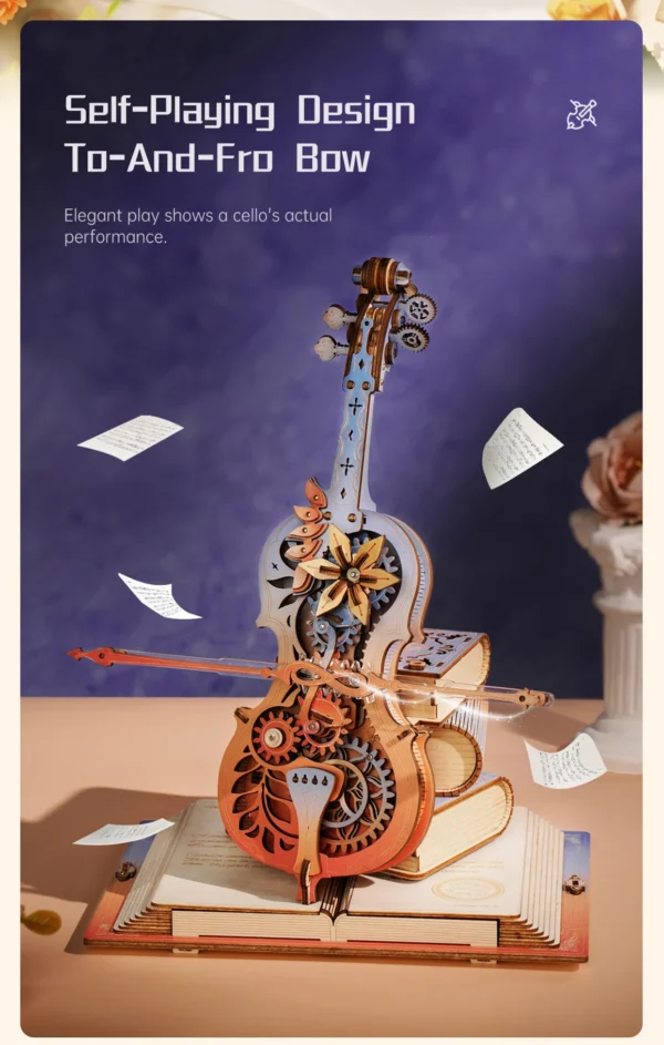 Robotime ROKR Symphony of Gorgeous Dreams – Puzzle 3D Caja Musical