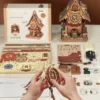 Robotime ROKR Cuckoo Clock – Puzzle 3D Mecánico de Madera
