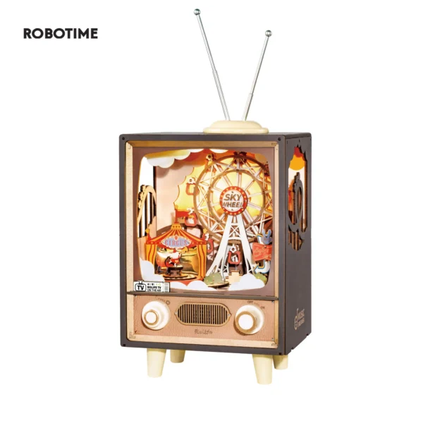 Robotime Rolife Sunset Carnival – Puzzle 3D Carrusel Musical con Luces