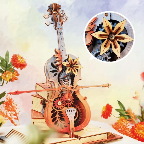 Robotime ROKR Symphony of Gorgeous Dreams – Puzzle 3D Caja Musical