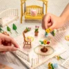 Robotime Rolife Lovely Pink Bedroom – DIY Mini Casa Miniatura