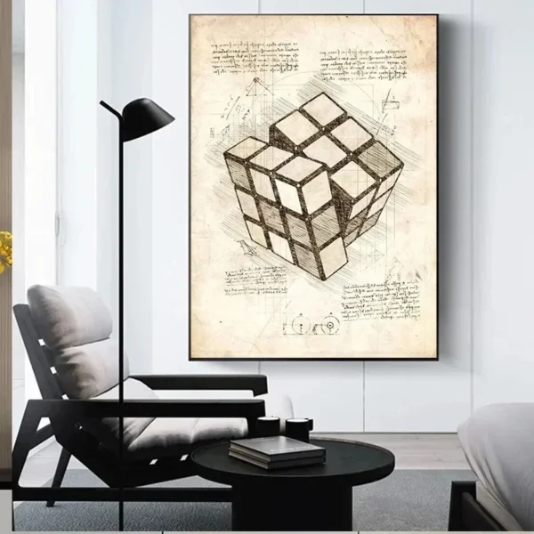 Poster Gamer Vintage Pop – Canvas Painting