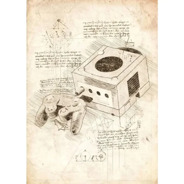Poster Gamer Vintage Pop – Canvas Painting