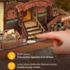 Robotime ROKR Cuckoo Clock – Puzzle 3D Mecánico de Madera