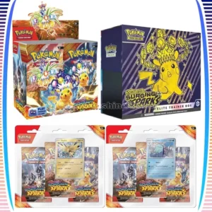 Pokémon TCG – Caja Élite de Entrenador (ETB) SV8 Surging Sparks – Original en Inglés