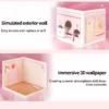 Robotime Rolife Lovely Pink Bedroom – DIY Mini Casa Miniatura