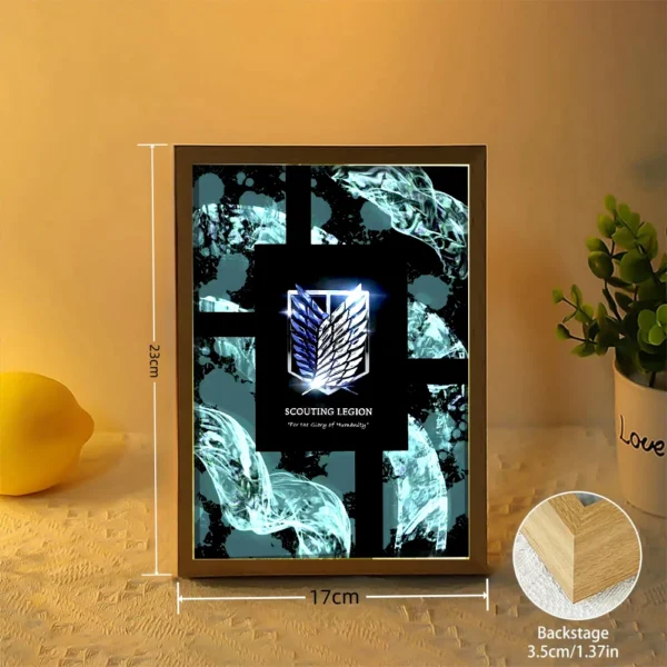 Lámpara Pintura LED – Attack on Titan