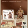 Robotime ROKR Cuckoo Clock – Puzzle 3D Mecánico de Madera