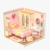 Robotime Rolife Lovely Pink Bedroom – DIY Mini Casa Miniatura