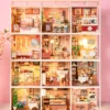 Robotime Rolife Lovely Pink Bedroom – DIY Mini Casa Miniatura