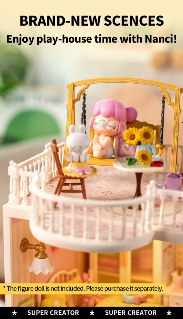 Robotime Rolife Lovely Pink Bedroom – DIY Mini Casa Miniatura