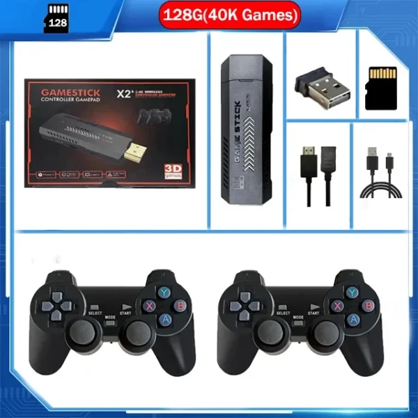 Consola Retro X2 Plus 256GB – 50,000 Juegos + Mandos Inalámbricos