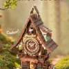 Robotime ROKR Cuckoo Clock – Puzzle 3D Mecánico de Madera