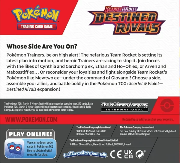 Destined Rivals Booster Display Box Ingles
