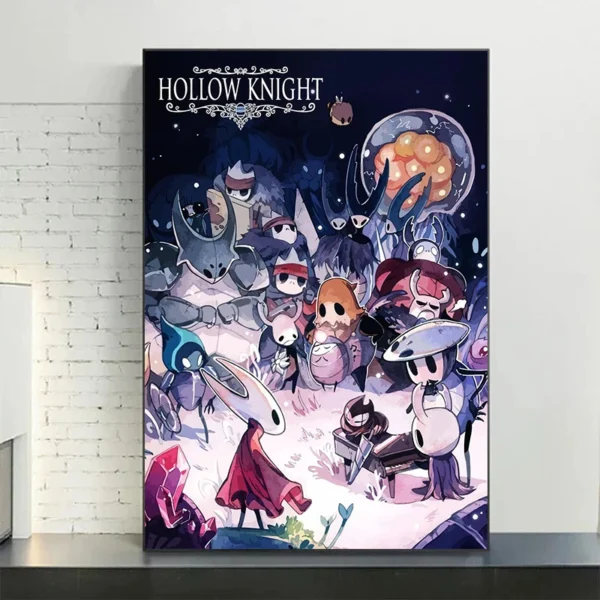 Poster y Lienzo de Hollow Knight – Arte Moderno para Decorar tu Espacio