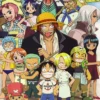 One Piece – Monkey D. Luffy Pintura Diamante 5D DIY